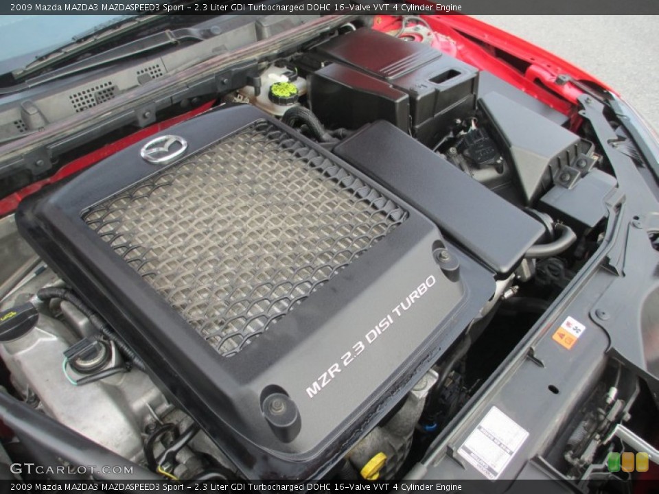 2.3 Liter GDI Turbocharged DOHC 16-Valve VVT 4 Cylinder Engine for the 2009 Mazda MAZDA3 #73601636