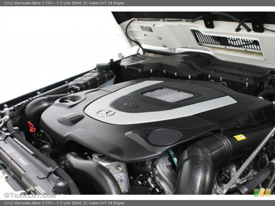 5.5 Liter DOHC 32-Valve VVT V8 2012 Mercedes-Benz G Engine