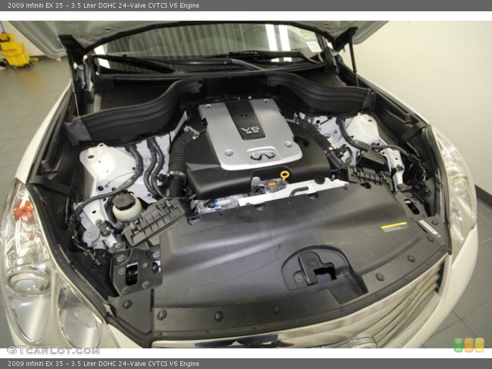 3.5 Liter DOHC 24-Valve CVTCS V6 2009 Infiniti EX Engine