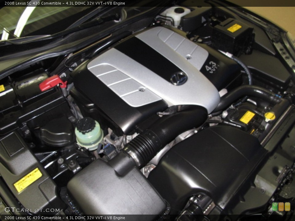 4.3L DOHC 32V VVT-i V8 2008 Lexus SC Engine
