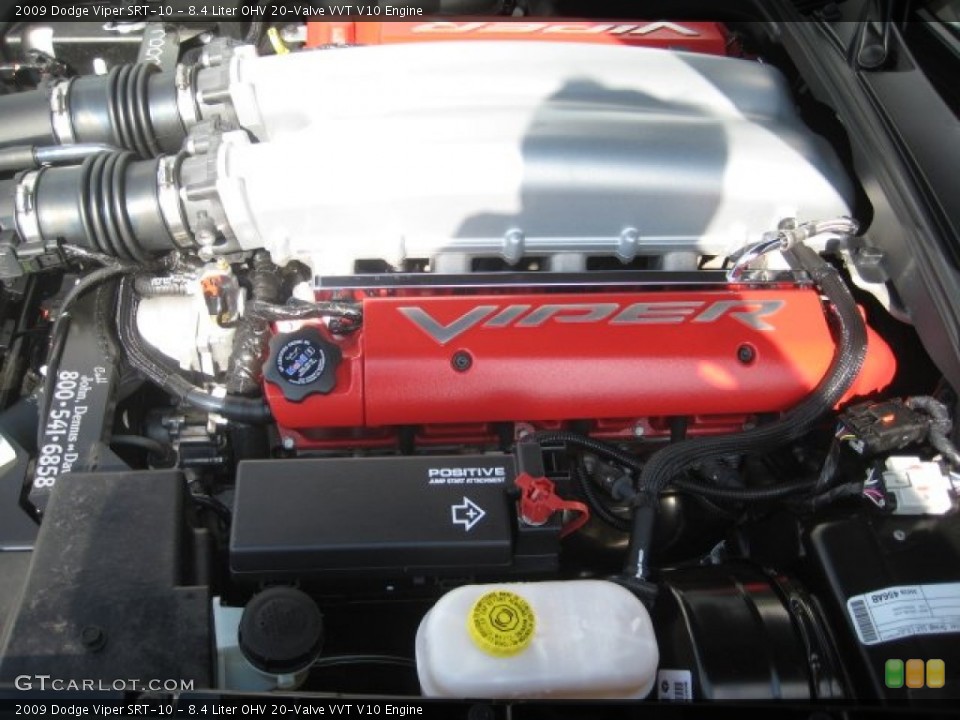 8.4 Liter OHV 20-Valve VVT V10 Engine for the 2009 Dodge Viper #73614596