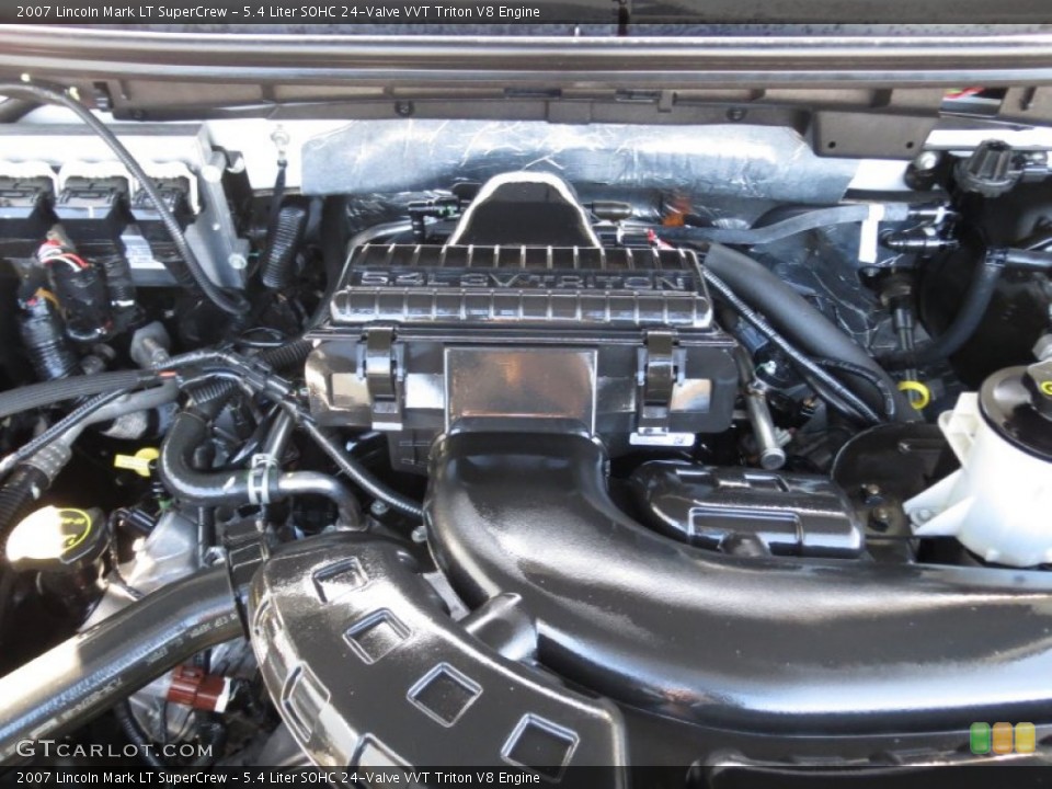 5.4 Liter SOHC 24-Valve VVT Triton V8 2007 Lincoln Mark LT Engine