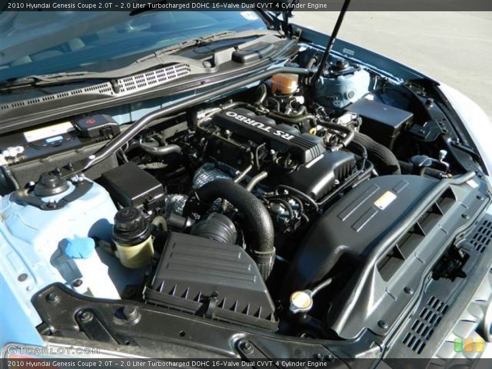 2.0 Liter Turbocharged DOHC 16-Valve Dual CVVT 4 Cylinder Engine for the 2010 Hyundai Genesis Coupe #73619237