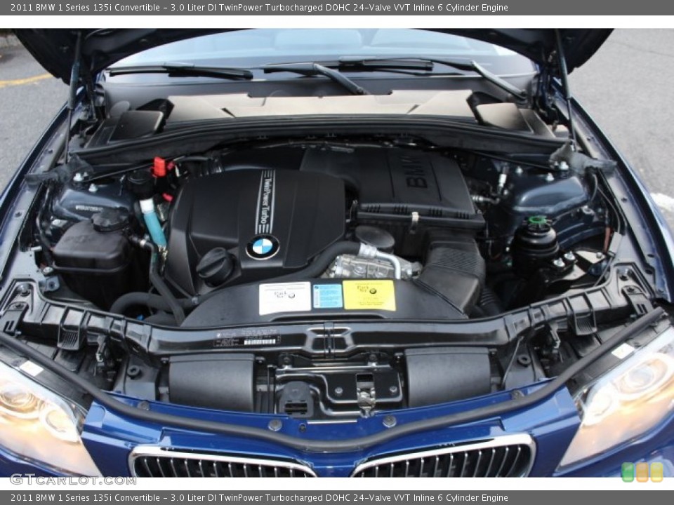 3.0 Liter DI TwinPower Turbocharged DOHC 24-Valve VVT Inline 6 Cylinder Engine for the 2011 BMW 1 Series #73624658