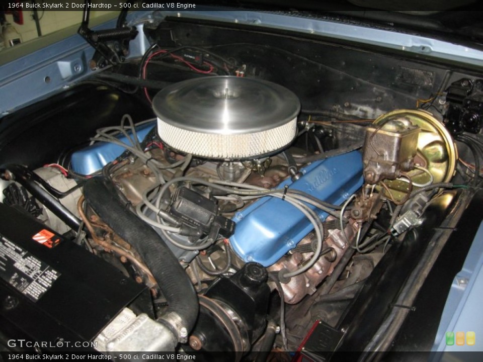 500 ci. Cadillac V8 1964 Buick Skylark Engine