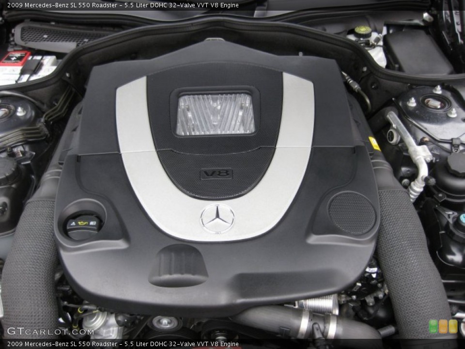 5.5 Liter DOHC 32-Valve VVT V8 Engine for the 2009 Mercedes-Benz SL #73627262