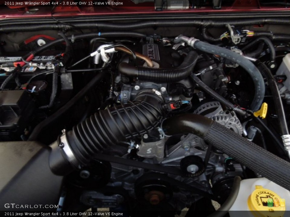 3.8 Liter OHV 12-Valve V6 Engine for the 2011 Jeep Wrangler #73631786