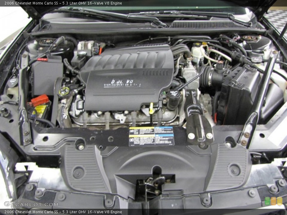 5.3 Liter OHV 16-Valve V8 Engine for the 2006 Chevrolet Monte Carlo #73640108