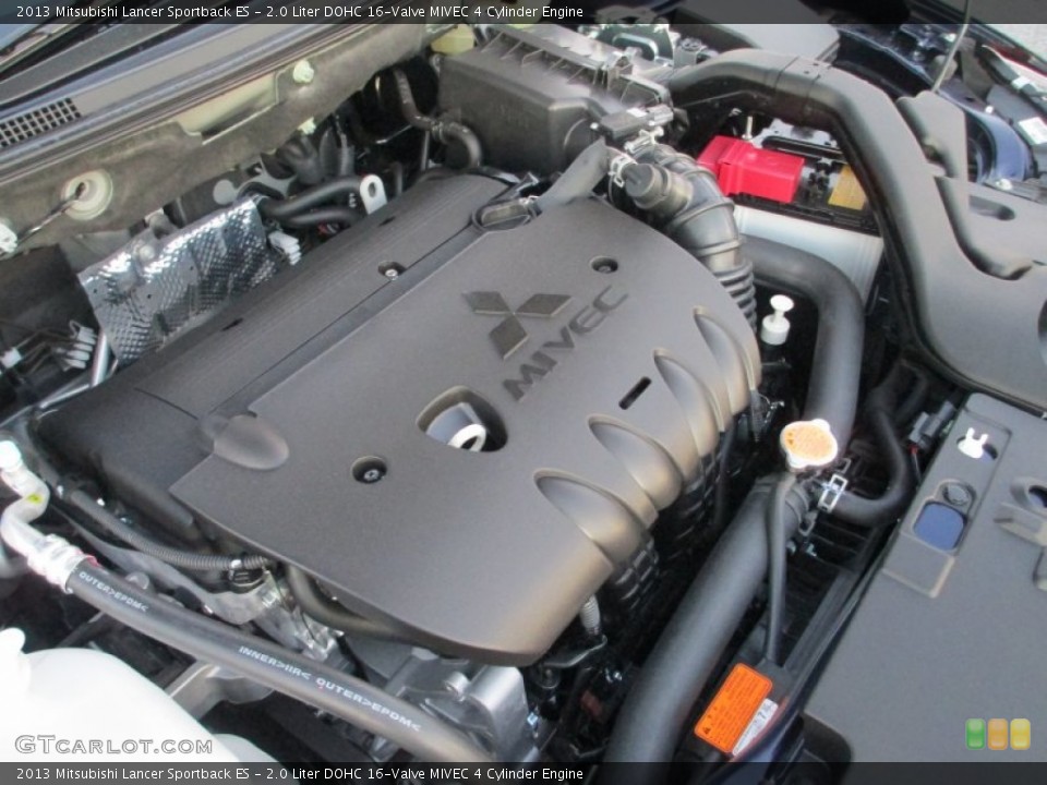 2.0 Liter DOHC 16-Valve MIVEC 4 Cylinder Engine for the 2013 Mitsubishi Lancer #73641561