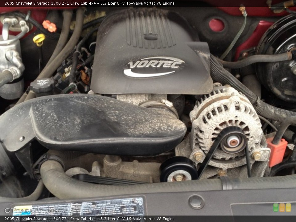 5.3 Liter OHV 16-Valve Vortec V8 Engine for the 2005 Chevrolet Silverado 1500 #73645824