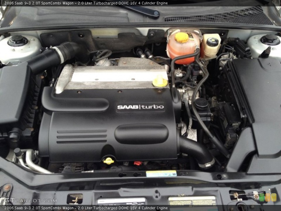 2.0 Liter Turbocharged DOHC 16V 4 Cylinder Engine for the 2006 Saab 9-3 #73646969