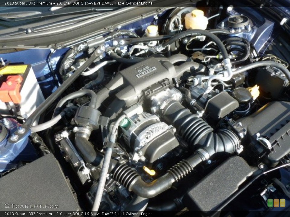 2.0 Liter DOHC 16-Valve DAVCS Flat 4 Cylinder Engine for the 2013 Subaru BRZ #73653672