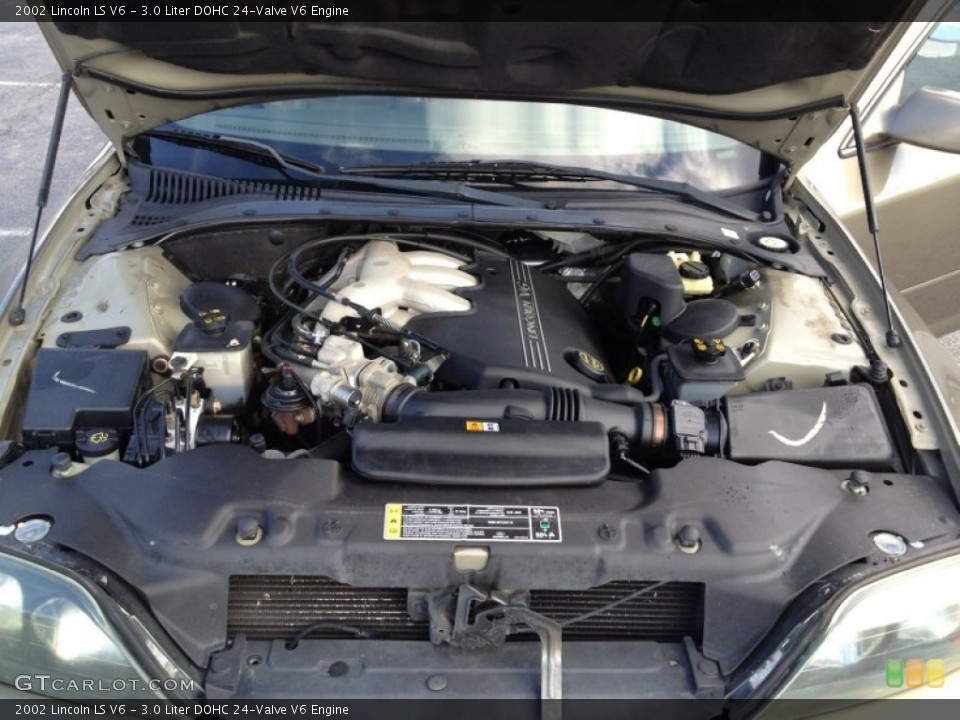 3.0 Liter DOHC 24-Valve V6 2002 Lincoln LS Engine