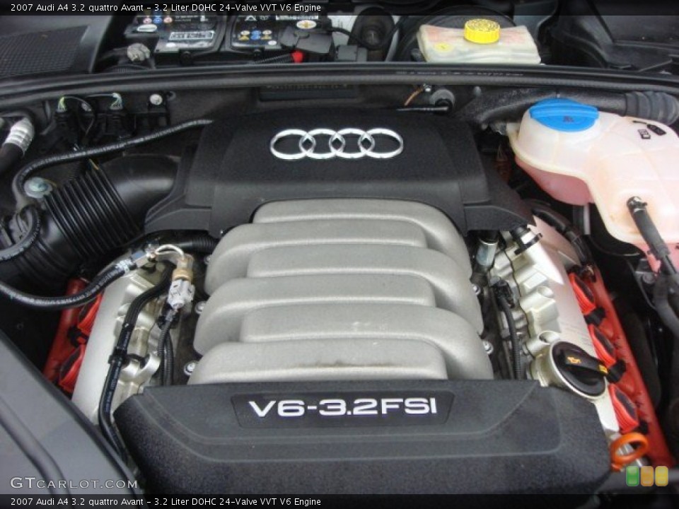 3.2 Liter DOHC 24-Valve VVT V6 Engine for the 2007 Audi A4 #73689096