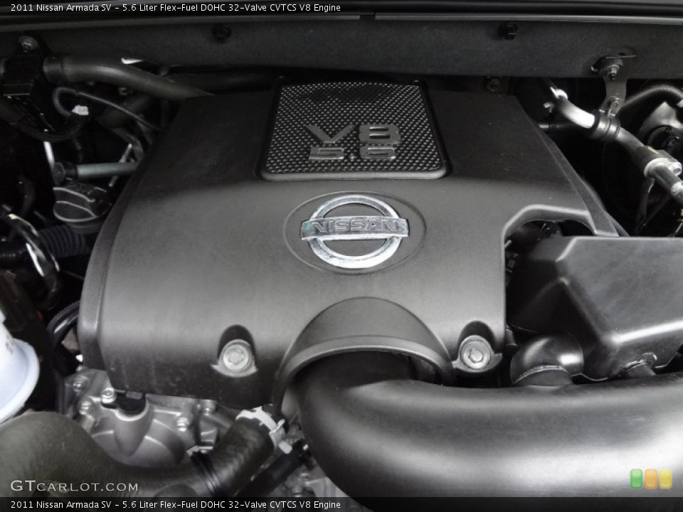 5.6 Liter Flex-Fuel DOHC 32-Valve CVTCS V8 Engine for the 2011 Nissan Armada #73690510