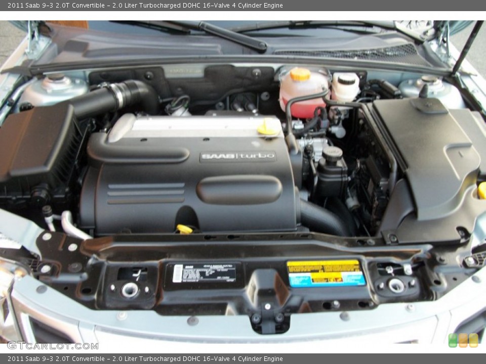2.0 Liter Turbocharged DOHC 16-Valve 4 Cylinder Engine for the 2011 Saab 9-3 #73691304