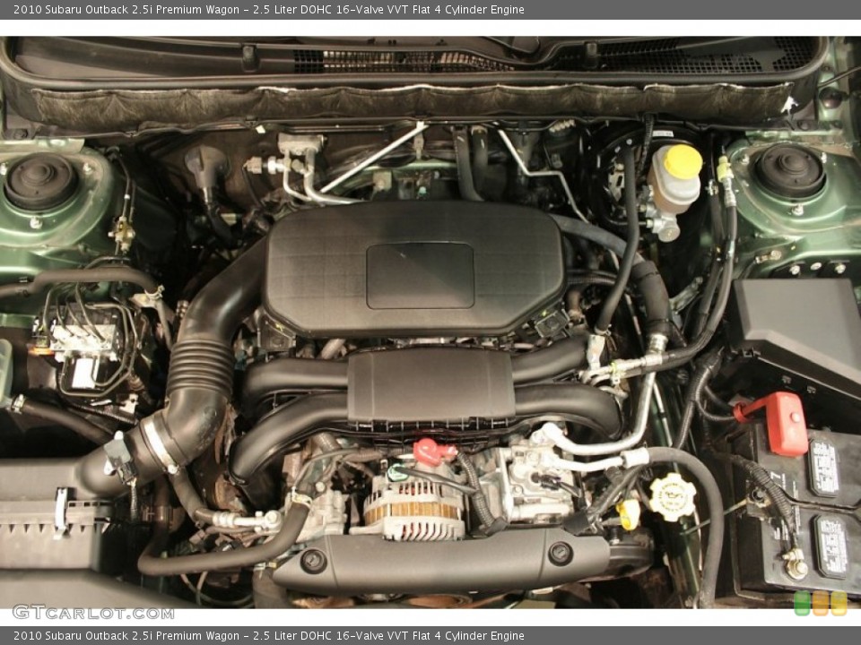 2.5 Liter DOHC 16-Valve VVT Flat 4 Cylinder Engine for the 2010 Subaru Outback #73719319
