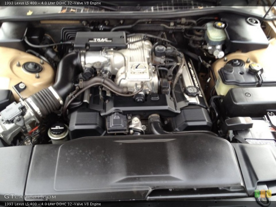 4.0 Liter DOHC 32-Valve V8 Engine for the 1993 Lexus LS #73726081