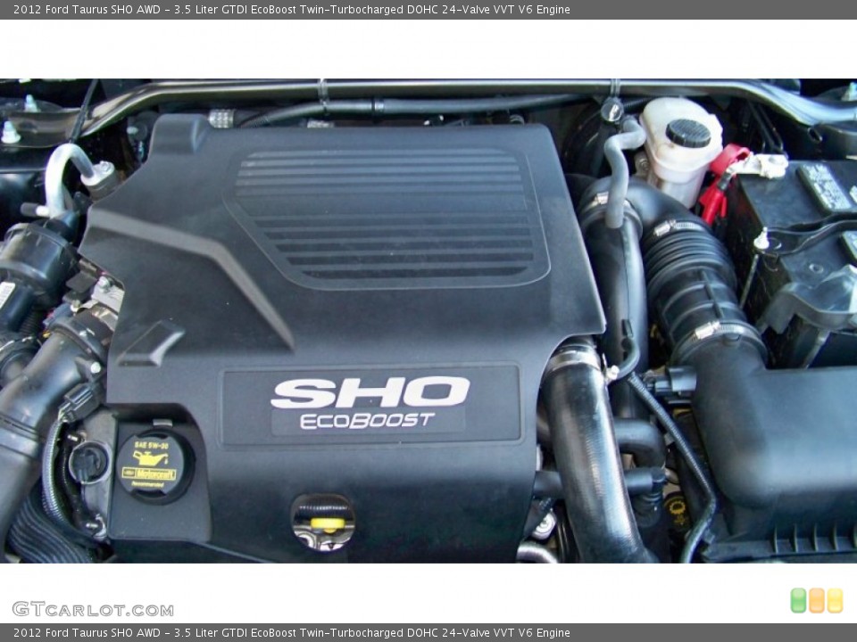 3.5 Liter GTDI EcoBoost Twin-Turbocharged DOHC 24-Valve VVT V6 Engine for the 2012 Ford Taurus #73727678