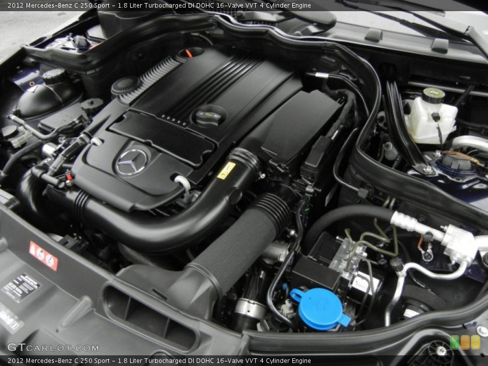 1.8 Liter Turbocharged DI DOHC 16-Valve VVT 4 Cylinder Engine for the 2012 Mercedes-Benz C #73733921