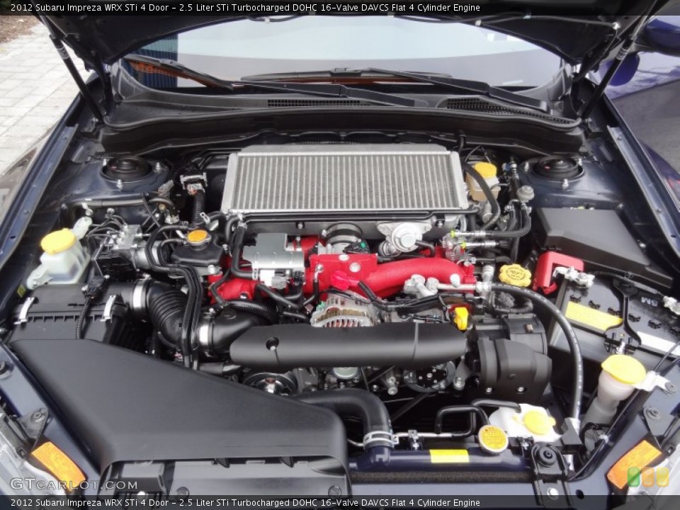 2.5 Liter STi Turbocharged DOHC 16-Valve DAVCS Flat 4 Cylinder Engine for the 2012 Subaru Impreza #73733954