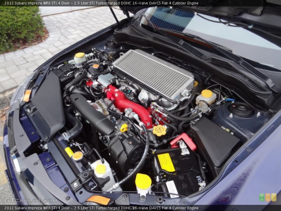 2.5 Liter STi Turbocharged DOHC 16-Valve DAVCS Flat 4 Cylinder Engine for the 2012 Subaru Impreza #73733972