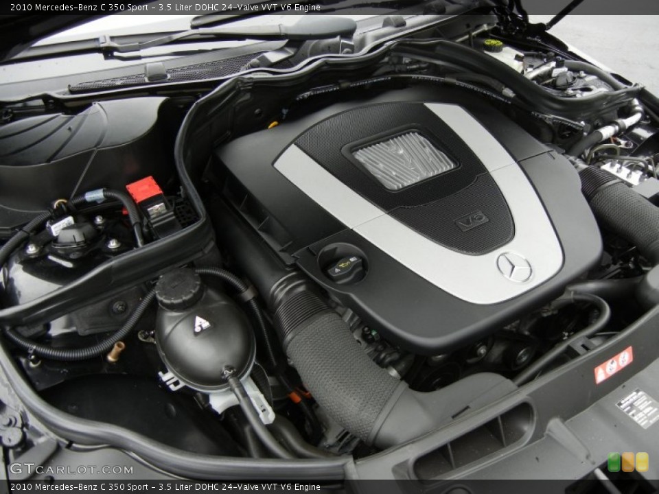 3.5 Liter DOHC 24-Valve VVT V6 2010 Mercedes-Benz C Engine