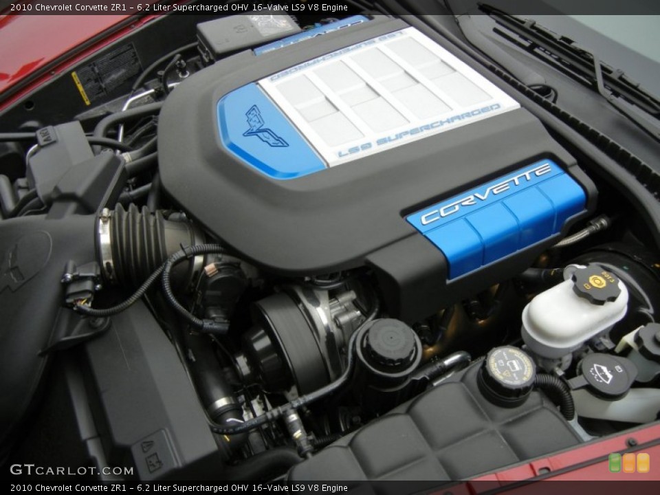 6.2 Liter Supercharged OHV 16-Valve LS9 V8 Engine for the 2010 Chevrolet Corvette #73736124