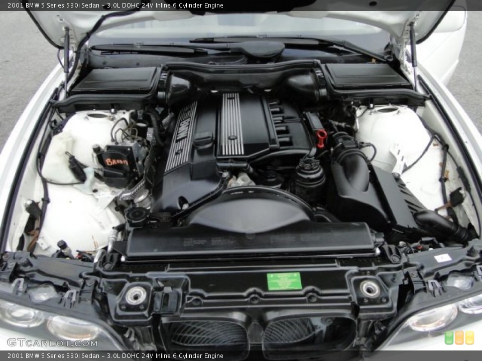 3.0L DOHC 24V Inline 6 Cylinder 2001 BMW 5 Series Engine