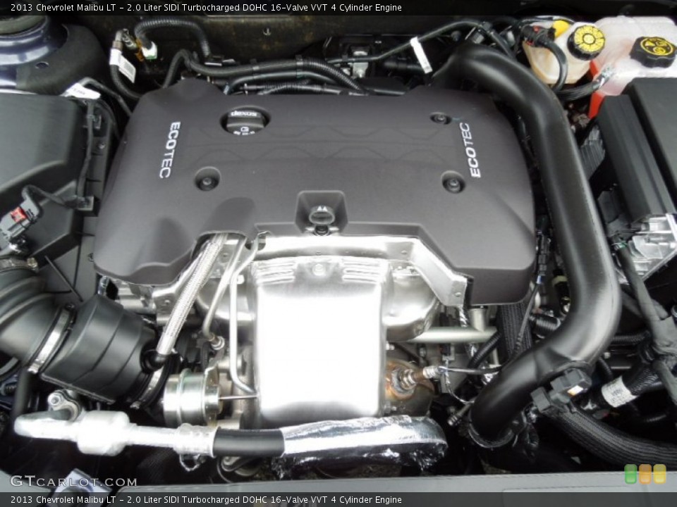2.0 Liter SIDI Turbocharged DOHC 16-Valve VVT 4 Cylinder 2013 Chevrolet Malibu Engine