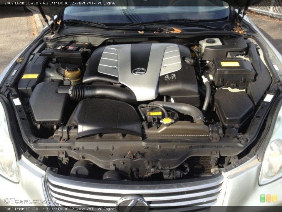 4.3 Liter DOHC 32-Valve VVT-i V8 Engine for the 2002 Lexus SC #73759454