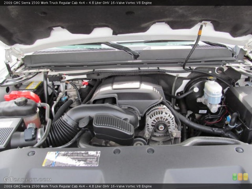 4.8 Liter OHV 16-Valve Vortec V8 Engine for the 2009 GMC Sierra 1500 #73765031