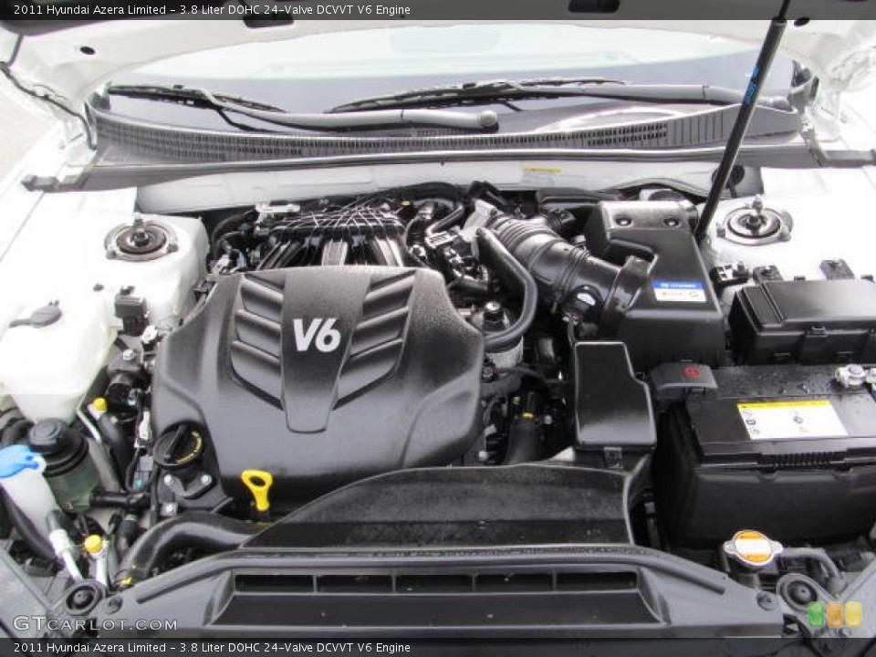 3.8 Liter DOHC 24-Valve DCVVT V6 Engine for the 2011 Hyundai Azera #73766024