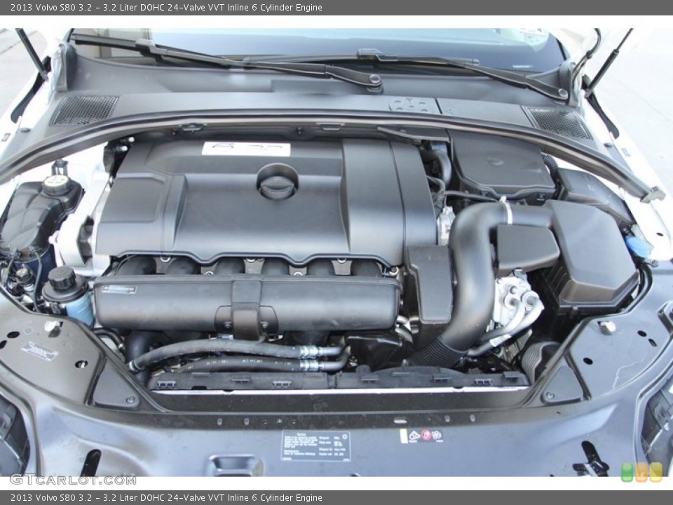 3.2 Liter DOHC 24-Valve VVT Inline 6 Cylinder Engine for the 2013 Volvo S80 #73775720