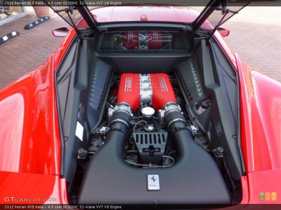 4.5 Liter DI DOHC 32-Valve VVT V8 Engine for the 2012 Ferrari 458 #73776194