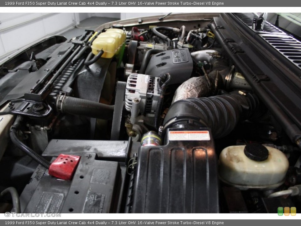 7.3 Liter OHV 16-Valve Power Stroke Turbo-Diesel V8 Engine for the 1999 Ford F350 Super Duty #73777328