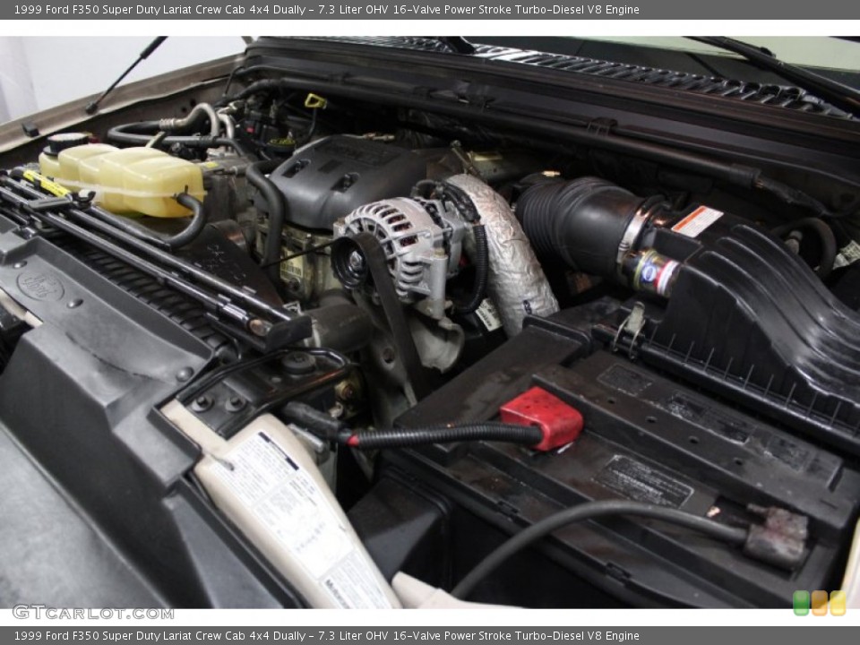 7.3 Liter OHV 16-Valve Power Stroke Turbo-Diesel V8 Engine for the 1999 Ford F350 Super Duty #73777347