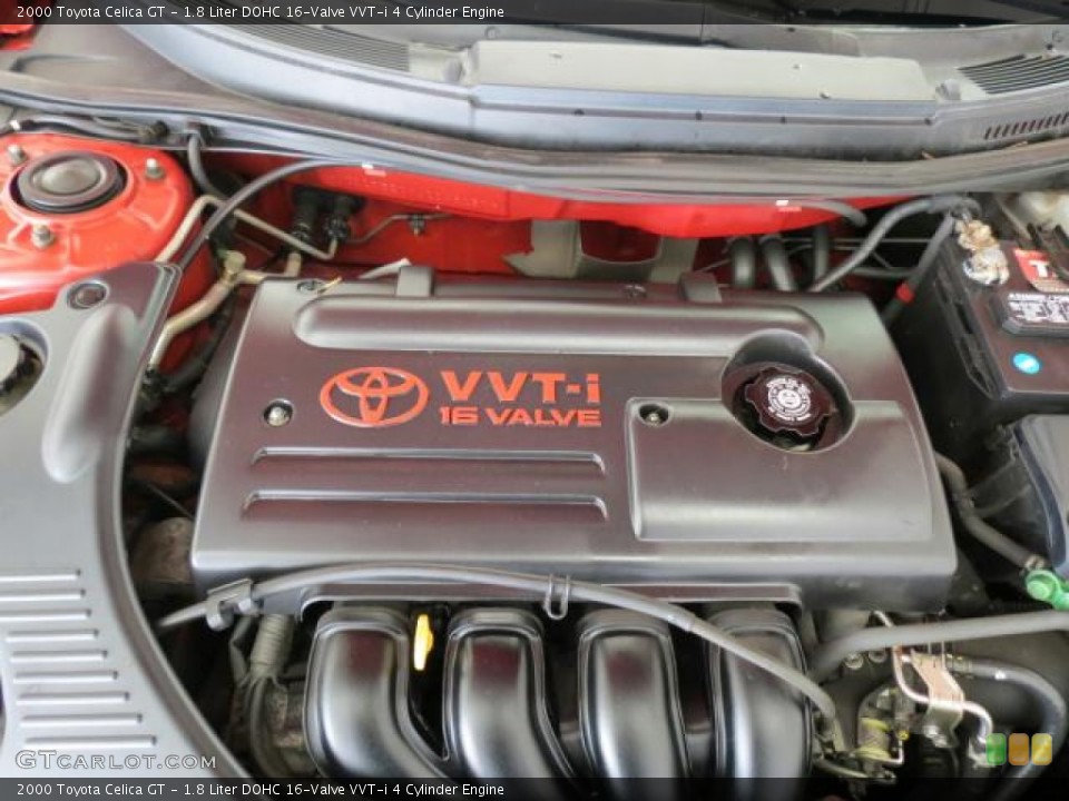 1.8 Liter DOHC 16-Valve VVT-i 4 Cylinder 2000 Toyota Celica Engine