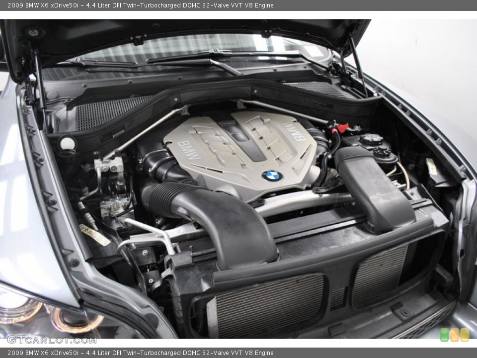 4.4 Liter DFI Twin-Turbocharged DOHC 32-Valve VVT V8 2009 BMW X6 Engine
