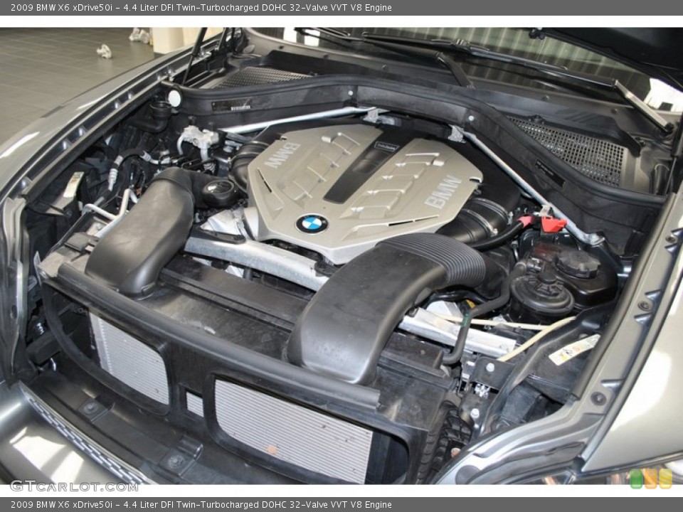4.4 Liter DFI Twin-Turbocharged DOHC 32-Valve VVT V8 Engine for the 2009 BMW X6 #73796570