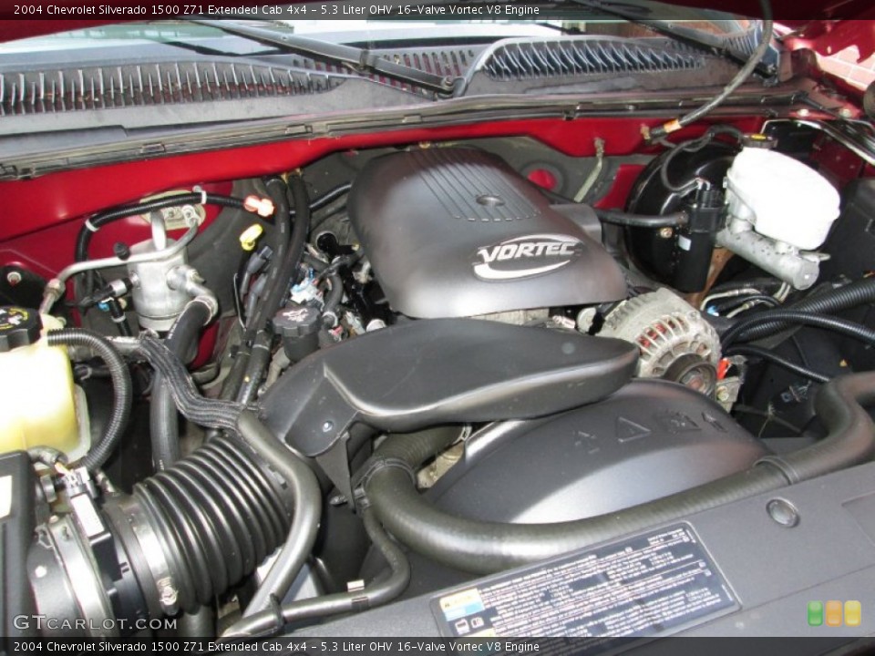 5.3 Liter OHV 16-Valve Vortec V8 Engine for the 2004 Chevrolet Silverado 1500 #73797131