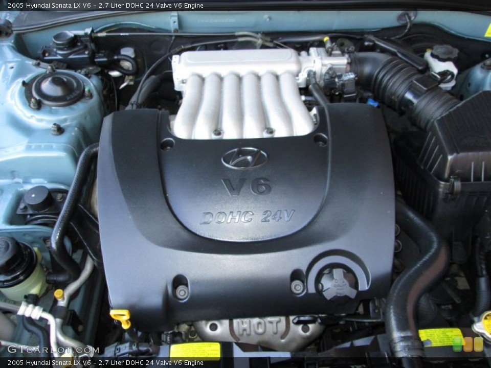 2.7 Liter DOHC 24 Valve V6 Engine for the 2005 Hyundai Sonata #73810298