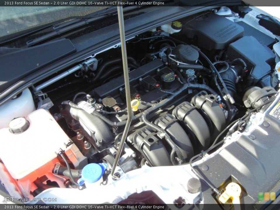 2.0 Liter GDI DOHC 16-Valve Ti-VCT Flex-Fuel 4 Cylinder Engine for the 2013 Ford Focus #73812590