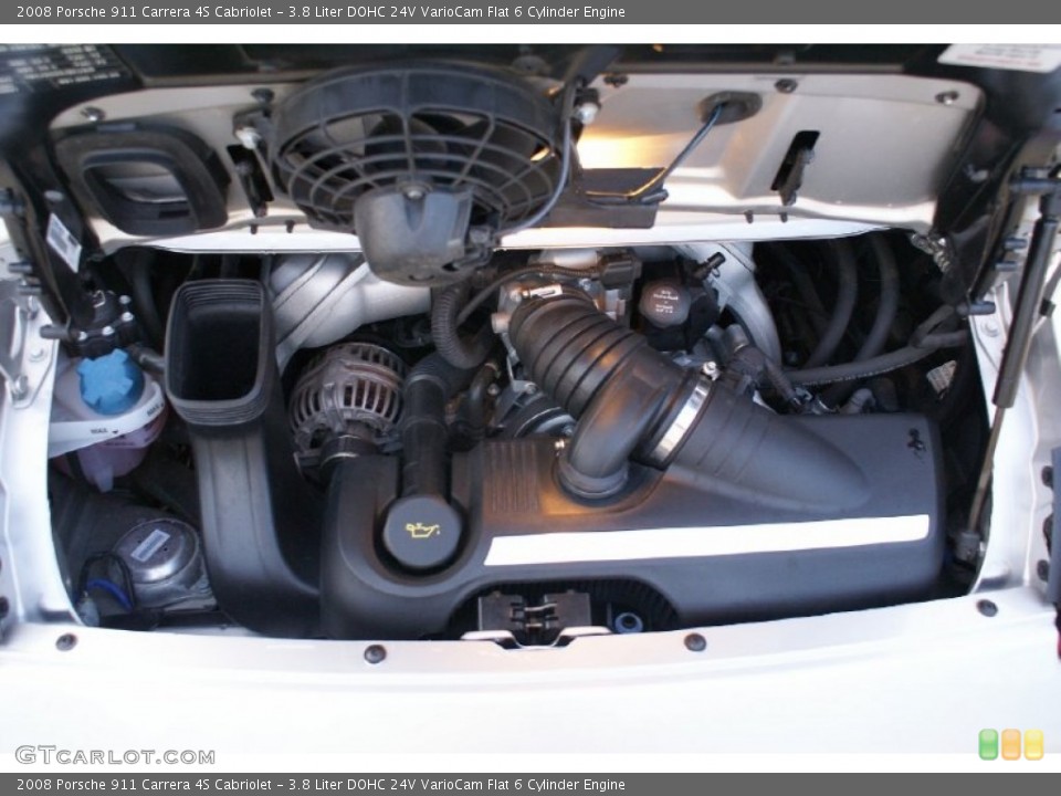 3.8 Liter DOHC 24V VarioCam Flat 6 Cylinder Engine for the 2008 Porsche 911 #73817930