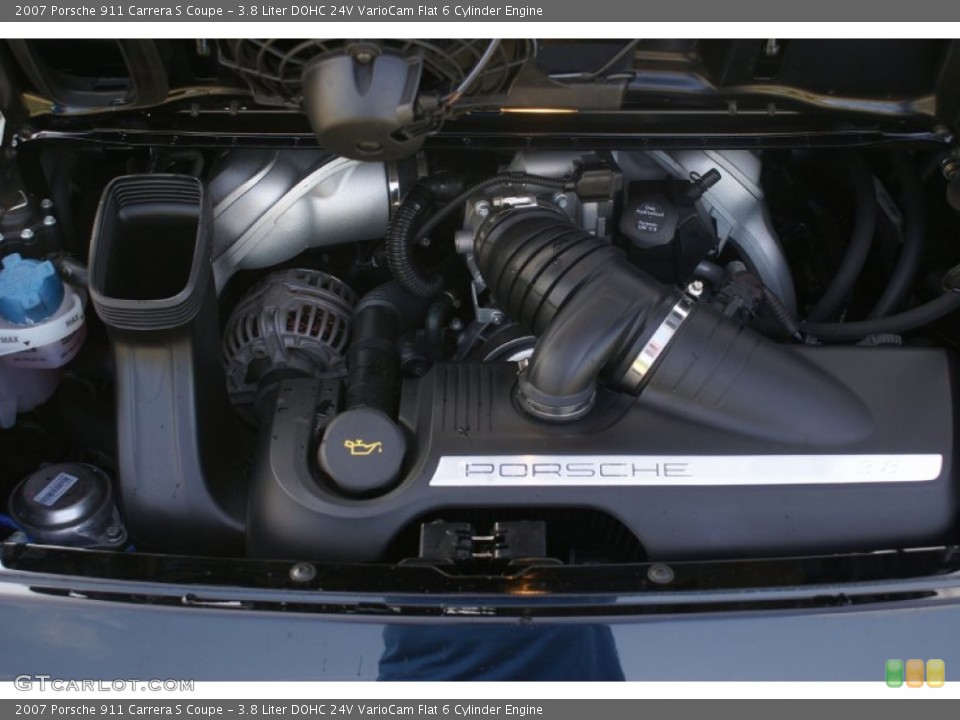 3.8 Liter DOHC 24V VarioCam Flat 6 Cylinder Engine for the 2007 Porsche 911 #73820015
