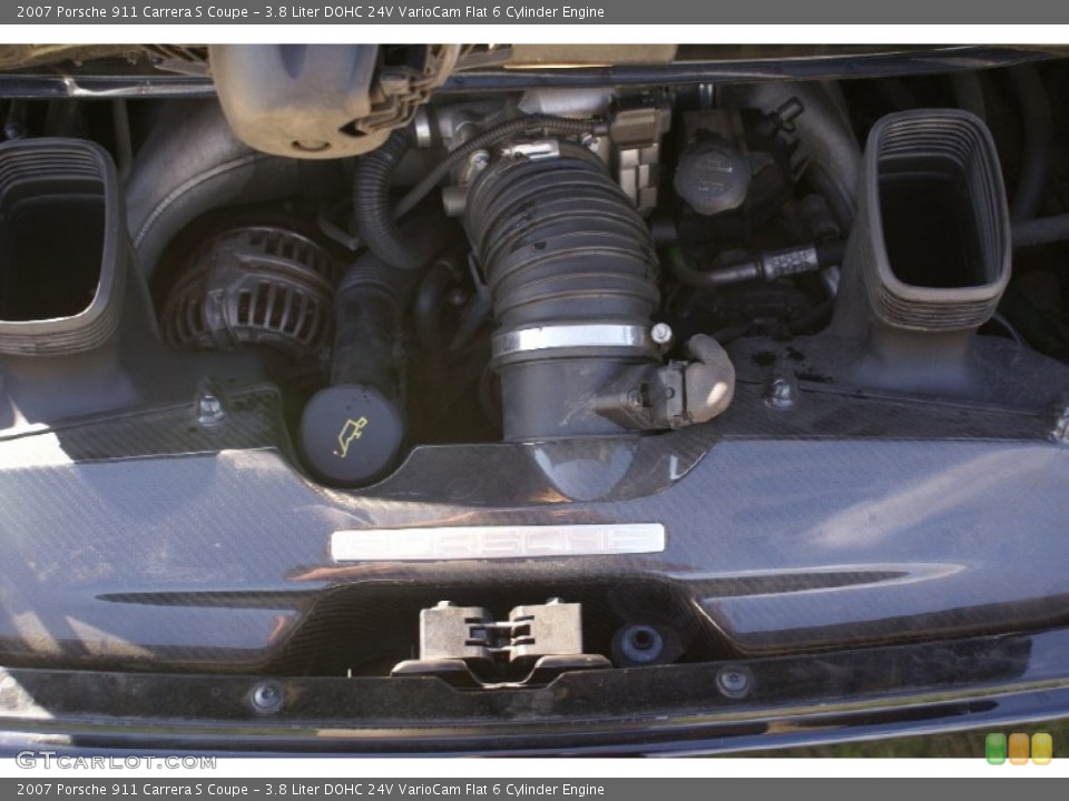 3.8 Liter DOHC 24V VarioCam Flat 6 Cylinder Engine for the 2007 Porsche 911 #73820289