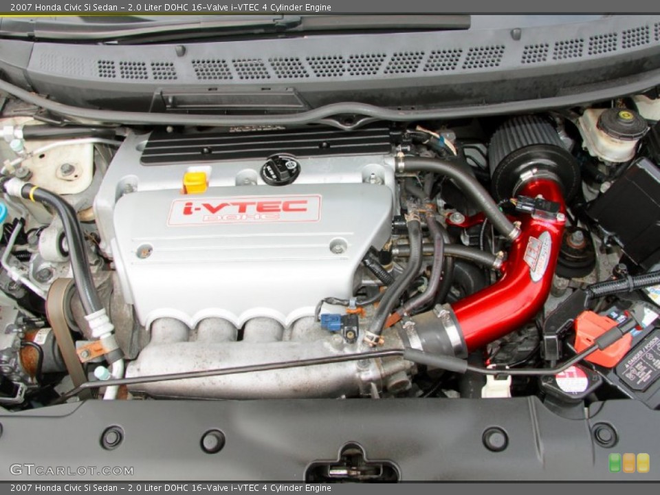 2.0 Liter DOHC 16-Valve i-VTEC 4 Cylinder 2007 Honda Civic Engine