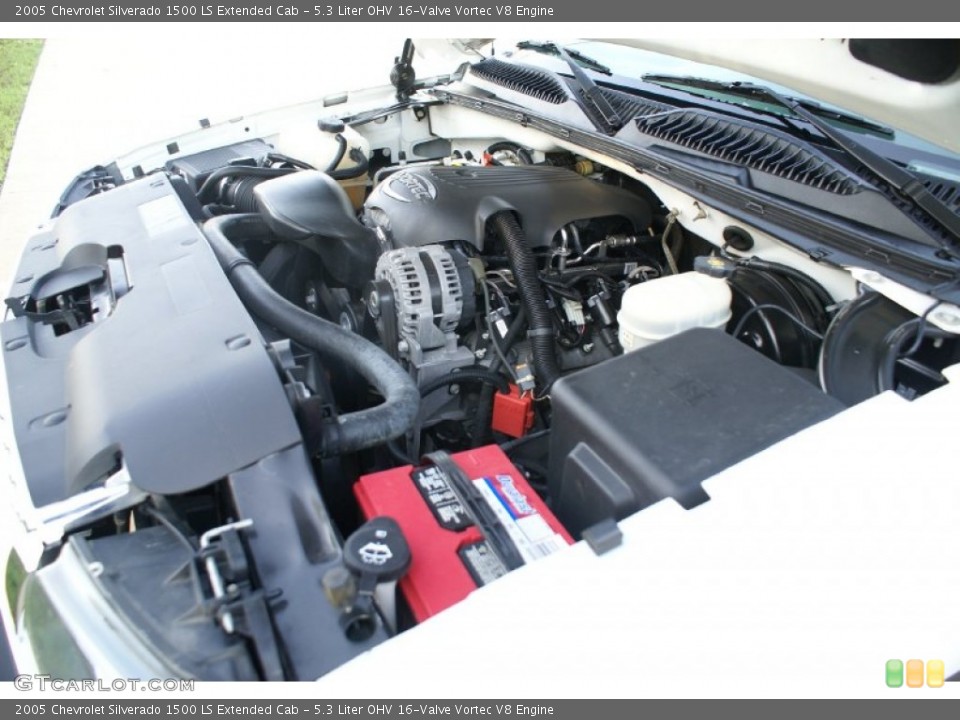5.3 Liter OHV 16-Valve Vortec V8 Engine for the 2005 Chevrolet Silverado 1500 #73830951