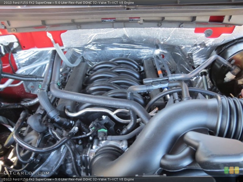 5.0 Liter Flex-Fuel DOHC 32-Valve Ti-VCT V8 Engine for the 2013 Ford F150 #73837583
