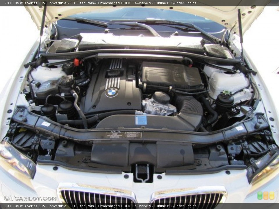 3.0 Liter Twin-Turbocharged DOHC 24-Valve VVT Inline 6 Cylinder Engine for the 2010 BMW 3 Series #73843184